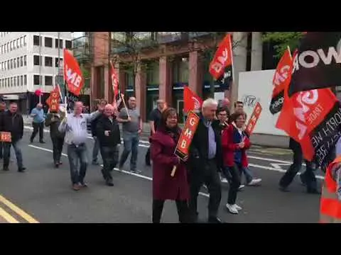Gmb on parade at May Day